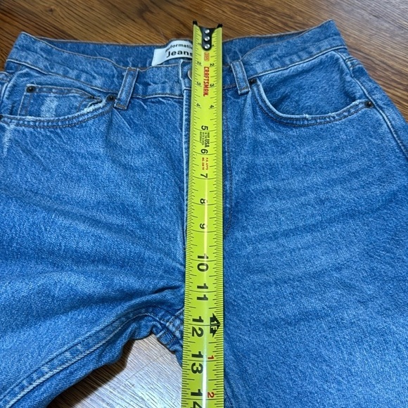 Reformation Julia High Cigarette Jeans Sonoma Destroyed Size 26 - Picture 13 of 13